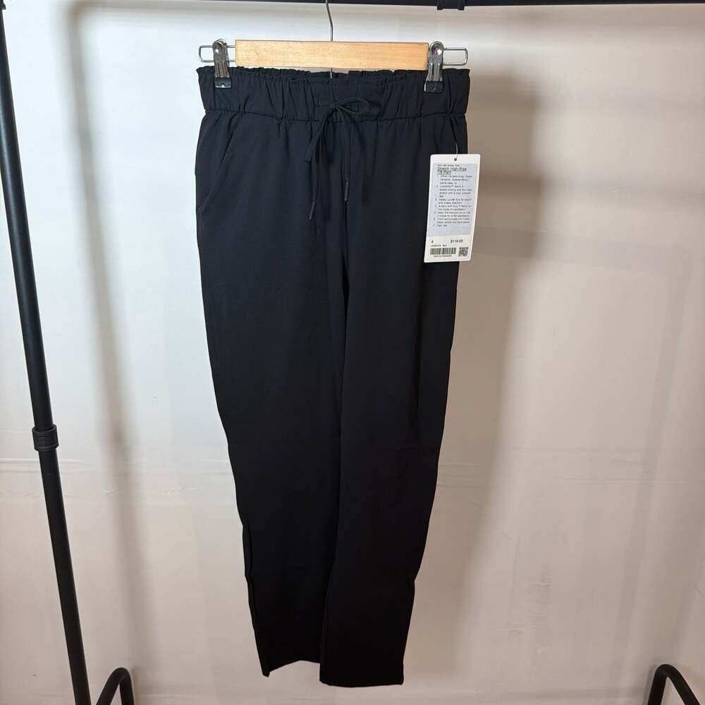 Lululemon Stretch High-Rise 7/8 Pant Black Size 4